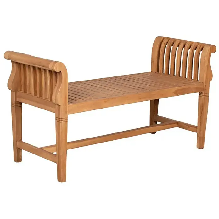 Bene Living Gartenbank Wigan - Teakholz, Natur