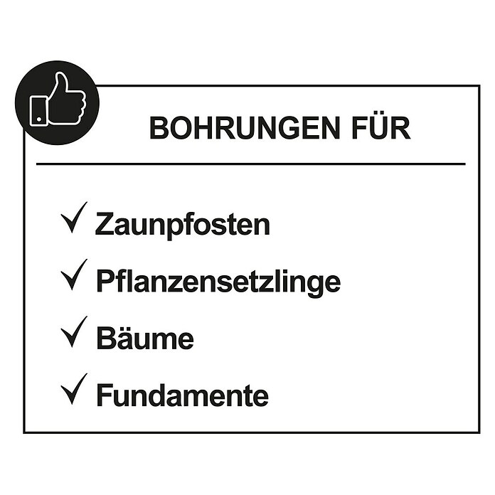 Scheppach Erdbohrer EB2000 Black Edition (1 450 W, Schwarz) | BAUHAUS