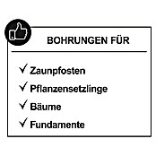 Scheppach Erdbohrer EB2000 Black Edition (1 450 W, Schwarz) | BAUHAUS