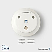 Homematic IP Sirena de alarma (Funciona con pilas, Señal de alarma: 90 dB, Ø x Al: 12,4 x 4,5 cm)