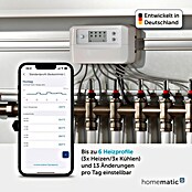 Homematic IP Fußbodenheizungsregler HmIP-FALMOT-C8 (135 x 52 x 85 mm) | BAUHAUS