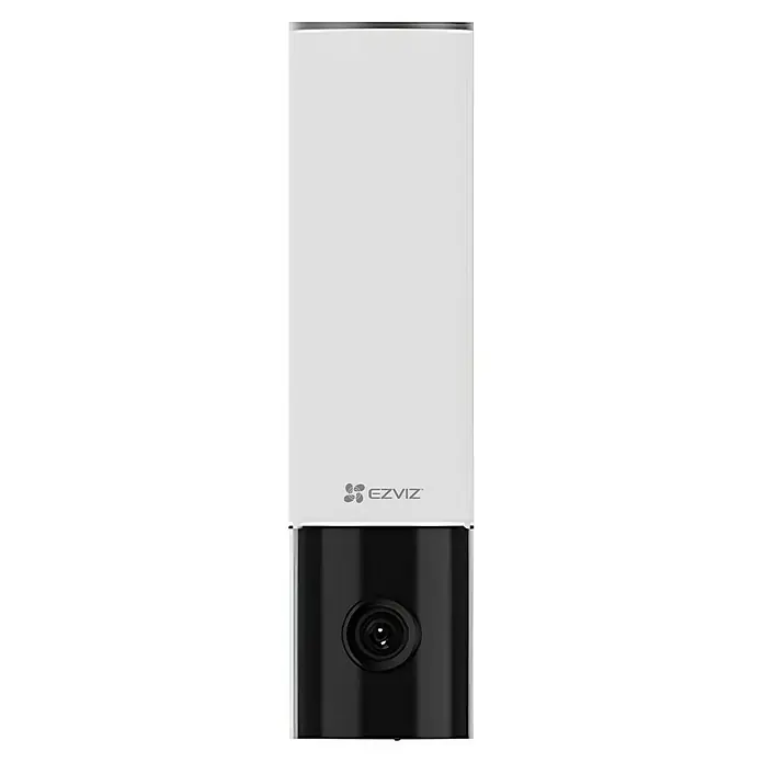 EZVIZ Überwachungskamera EL3 2560 × 1440 mit Beleuchtung - Weiß, Erfassungsreichweite: 15 m - Weiße und schwarze EZVIZ Smart-Kamera.