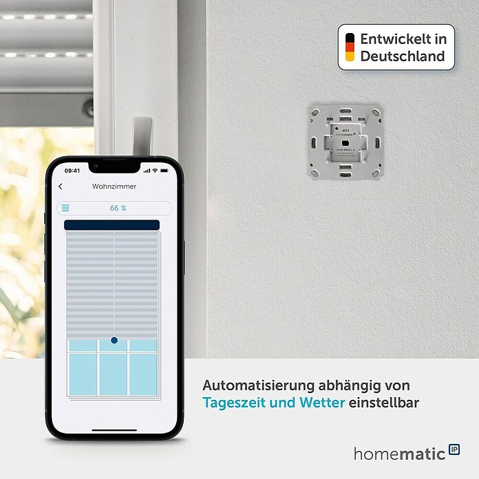 Homematic IP Starter-Set 2x Rollladenaktor für Markenschalter mit Access Point 2 HmIP-SK29 (Weiß) | BAUHAUS