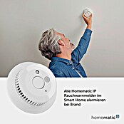Homematic IP Rauchwarnmelder mit Q-Label (Durchmesser: 11,5 cm, Batterielaufzeit: 10 Jahre, Alarmsignal: 85 dB) | BAUHAUS