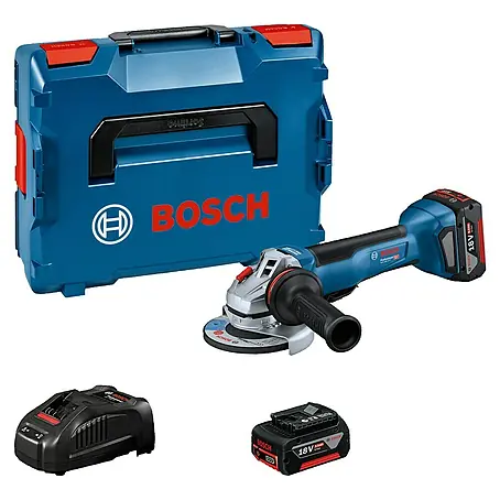 Bosch Professional AMPShare 18V Akku-Winkelschleifer GWS 18V-10 P PRO