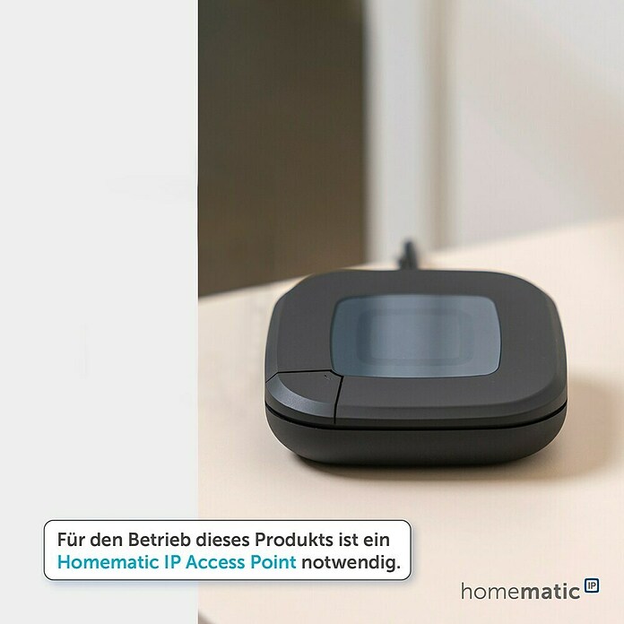 Homematic IP Smart-Steckdose HmIP-PS-2-A (IP20, Anthrazit, 3 680 W, 13 A) | BAUHAUS
