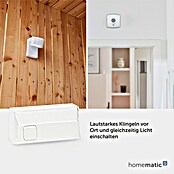 Homematic IP Klingeltaster (Weiß, 9,3 x 12,2 x 3,6 cm, Kunststoff) | BAUHAUS