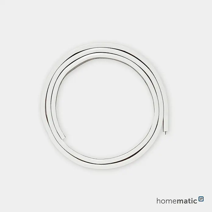 Homematic IP LED-Stripes Verlängerung - Länge: 1 m, RGBW, 24 W - Weißes, gerolltes, flexibles Dichtungsband.