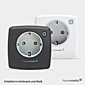 Homematic IP Smart-Steckdose HmIP-PS-2-A (IP20, Anthrazit, 3 680 W, 13 A) | BAUHAUS