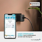 Homematic IP Smart-Steckdose HmIP-PS-2-A (IP20, Anthrazit, 3 680 W, 13 A) | BAUHAUS