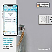Homematic IP Funk-Wandtaster HmIP-WRCR (Weiß, Batteriebetrieben, 29 x 86 x 86 mm) | BAUHAUS