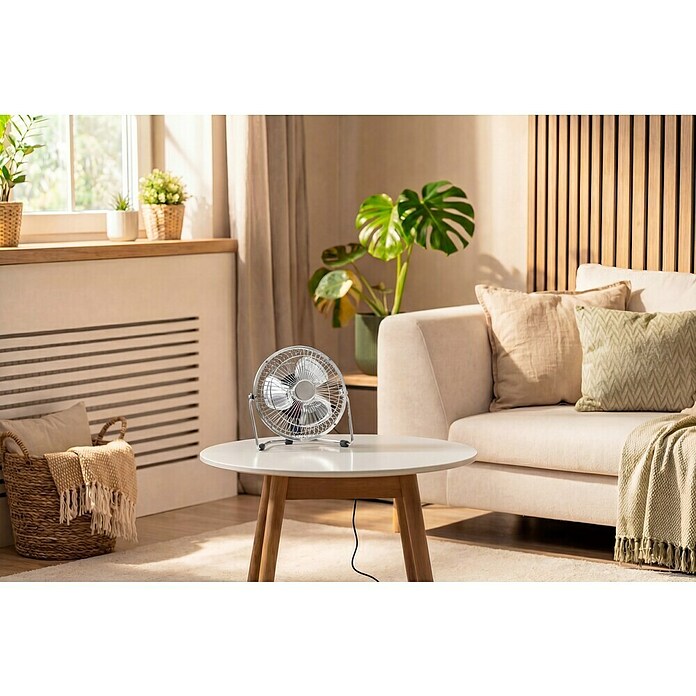 Voltomat USB ventilator Mini  (Srebrna, 18 cm) | 3443 - Tisch/Standventilatoren QM | CBLB - Ventilatoren Qualitätsmarke | CBL - Ventilatoren | CB - Elektroinstallation | C - Elektro | BAUHAUS