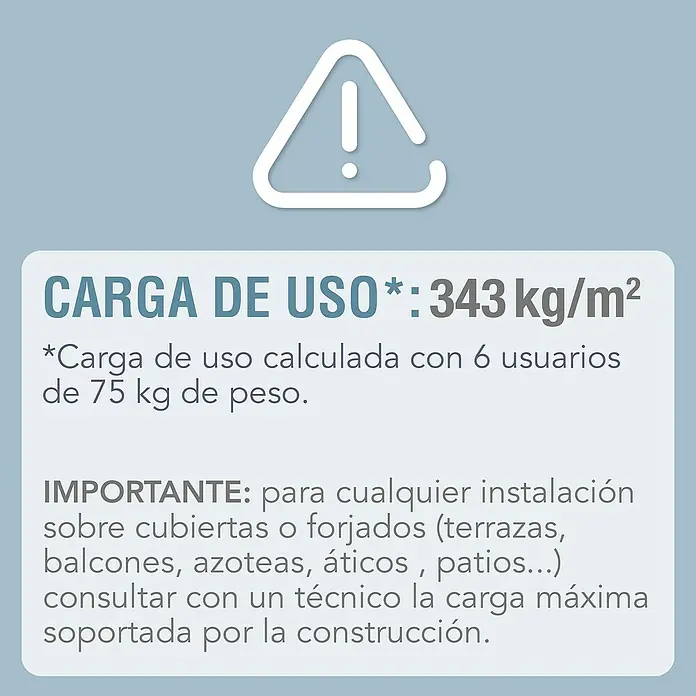 Intex Pure Spa Hidromasaje móvil Greenwood - Ø x Al: 216 x 71 cm, Gris/Blanco, 1.098 l - Advertencia: Carga de uso máx. 343 kg/m². Consultar técnico para instalaciones en cubiertas y forjados.