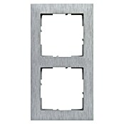Legrand Suno Marco (Aluminio, Cepillado, Modelo de mecanismos: x 2, Plástico, Colocar) | BAUHAUS