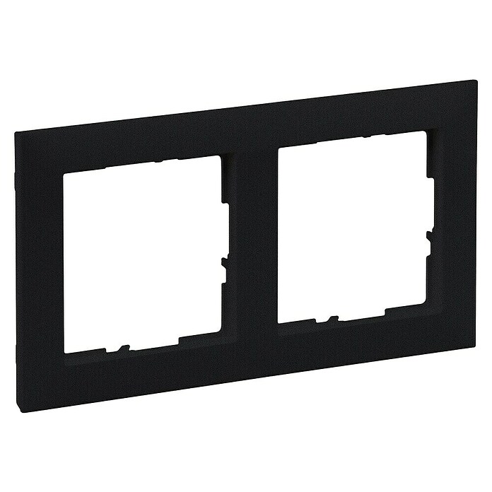 Legrand Suno Marco (Negro, Modelo de mecanismos: x 2, Plástico, Colocar) | BAUHAUS