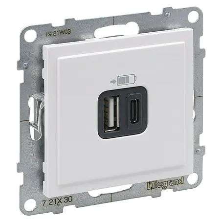 Legrand Suno Cargador USB A+C