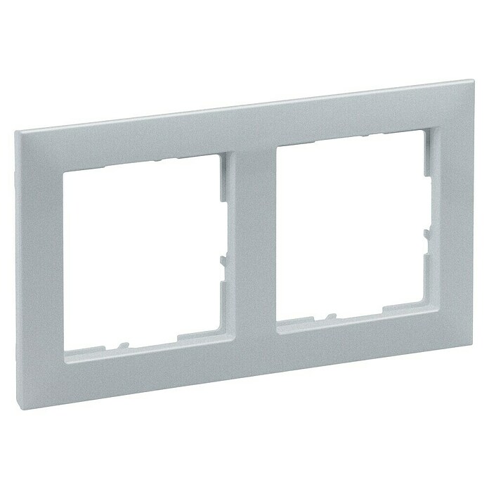 Legrand Suno Marco (Aluminio, Modelo de mecanismos: x 2, Plástico, Colocar) | BAUHAUS