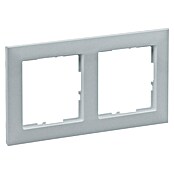 Legrand Suno Marco (Aluminio, Modelo de mecanismos: x 2, Plástico, Colocar) | BAUHAUS