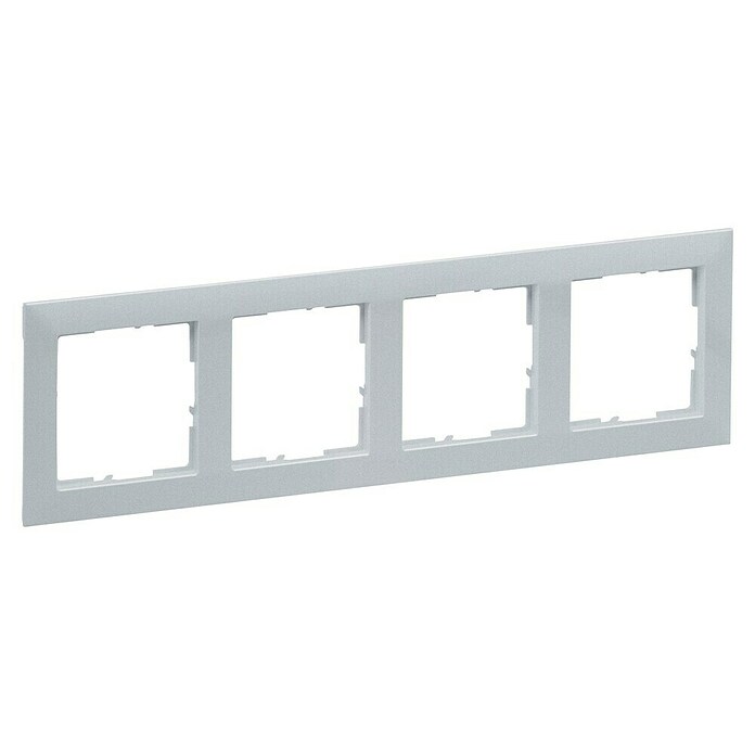 Legrand Suno Marco (Aluminio, Modelo de mecanismos: x 4, Plástico, Colocar) | BAUHAUS