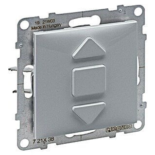 Legrand Suno Pulsador para persianas (Aluminio, Corriente nominal: 6 A, 250 V)