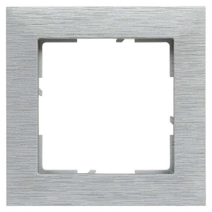 Legrand Suno Marco (Aluminio, Cepillado, Modelo de mecanismos: x 1, Plástico, Colocar) | BAUHAUS