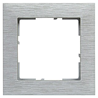 Legrand Suno Marco (Aluminio, Cepillado, Modelo de mecanismos: x 1, Plástico, Ubicar)
