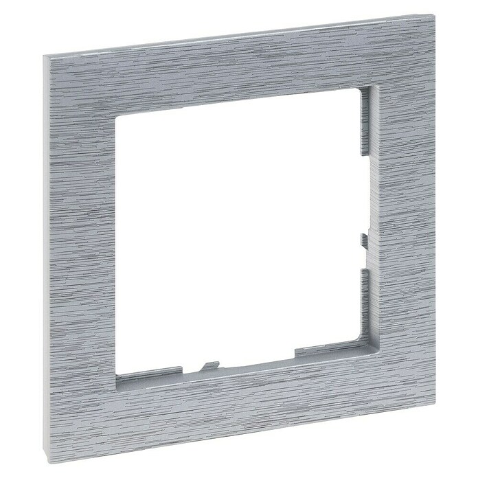 Legrand Suno Marco (Aluminio, Cepillado, Modelo de mecanismos: x 1, Plástico, Colocar) | BAUHAUS