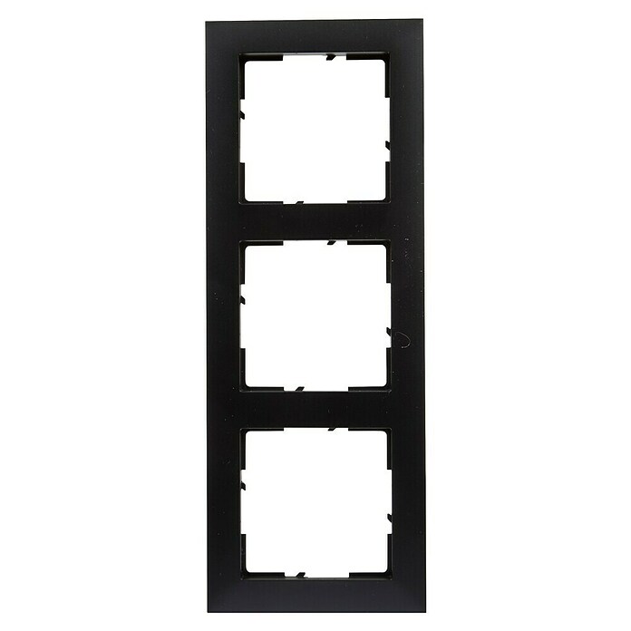 Legrand Suno Marco (Negro, Modelo de mecanismos: x 3, Plástico, Colocar) | BAUHAUS