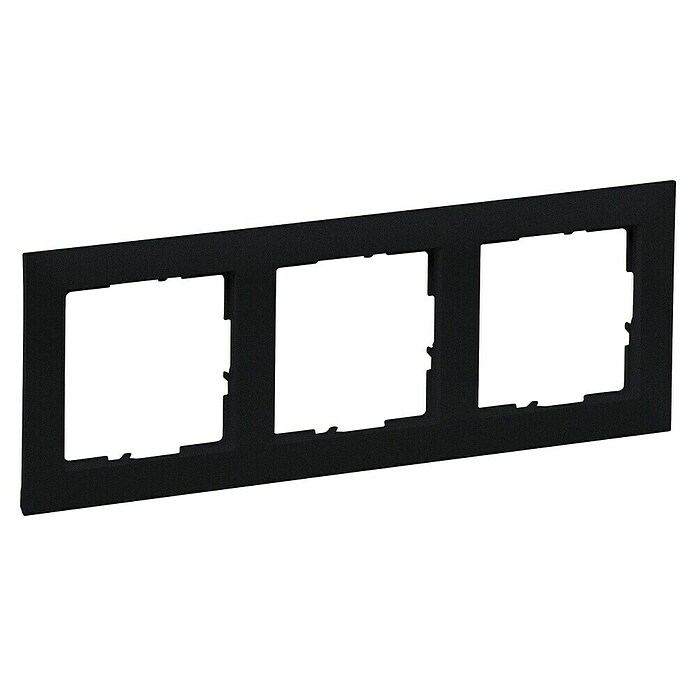 Legrand Suno Marco (Negro, Modelo de mecanismos: x 3, Plástico, Colocar) | BAUHAUS