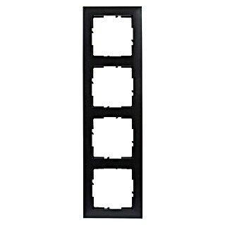 Legrand Suno Marco (Negro, Modelo de mecanismos: x 4, Plástico, Ubicar)