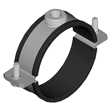 Morsetto per tubo tondo da 16-32 mm di diametro, con clip fissa con vite, in acciaio inox 304, codice fuori parete, fissaggio per staffa per tubo tondo, acciaio inox da 25 mm