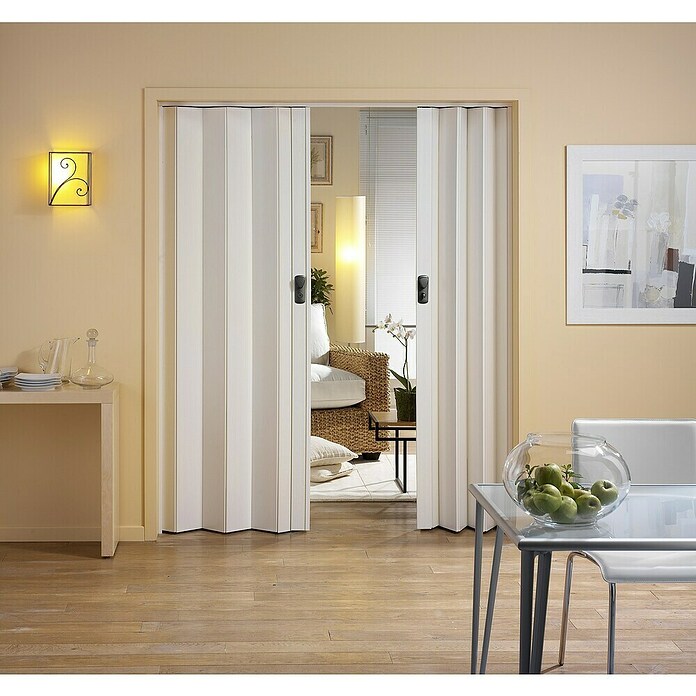Grosfillex Puerta plegable Spacy Roble blanco (Roble, 84 x 205 cm)