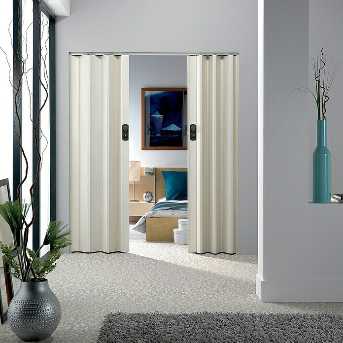 Grosfillex Puerta plegable Axia Roble blanco (84 x 205 cm)