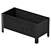 Upyard Pflanzkasten Modernbox niedrig (78 x 36 x 32 cm, Holz, Schwarz) | BAUHAUS