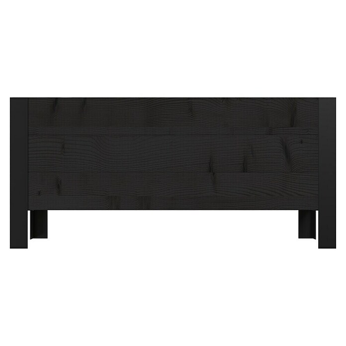Upyard Pflanzkasten Modernbox niedrig (78 x 36 x 32 cm, Holz, Schwarz) | BAUHAUS