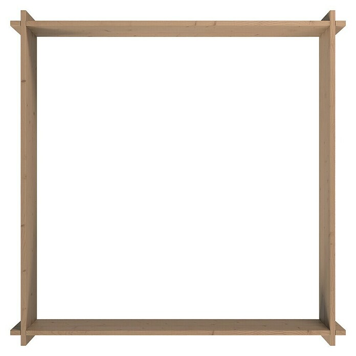 Upyard Huerto Multibox (L x An x Al: 119 x 119 x 29,5 cm, Madera, Marrón) | BAUHAUS