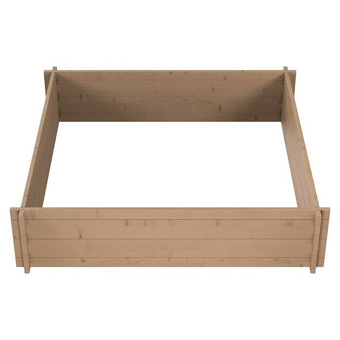 Upyard Huerto Multibox (L x An x Al: 119 x 119 x 29,5 cm, Madera, Marrón) | BAUHAUS