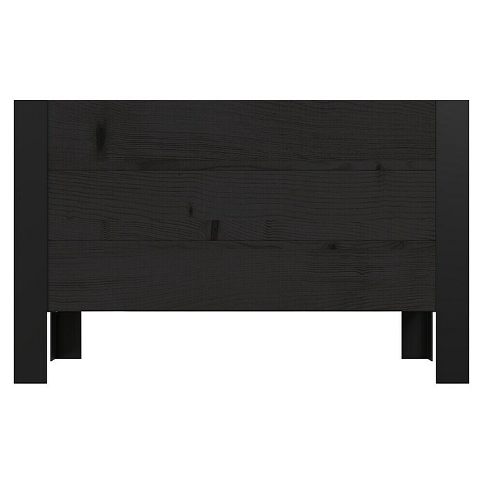 Upyard Pflanzkasten Modernbox niedrig (58 x 36 x 32 cm, Holz, Schwarz) | BAUHAUS
