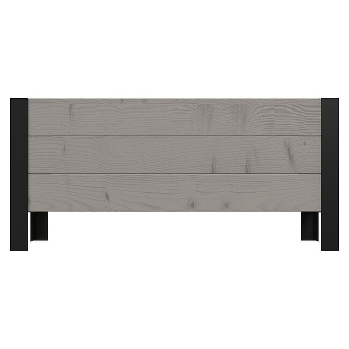 Upyard Macetero para plantas Modernbox Niedrig (78 x 36 x 32 cm, Madera, Gris) | BAUHAUS