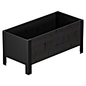 Upyard Pflanzkasten Modernbox niedrig (78 x 36 x 32 cm, Holz, Schwarz) | BAUHAUS