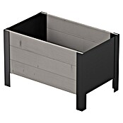 Upyard Macetero para plantas Modernbox Niedrig (58 x 36 x 32 cm, Madera, Gris) | BAUHAUS