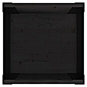 Upyard Pflanzkasten Modernbox niedrig (36 x 36 x 32 cm, Holz, Schwarz) | BAUHAUS