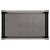 Upyard Macetero para plantas Modernbox Niedrig (58 x 36 x 32 cm, Madera, Gris) | BAUHAUS