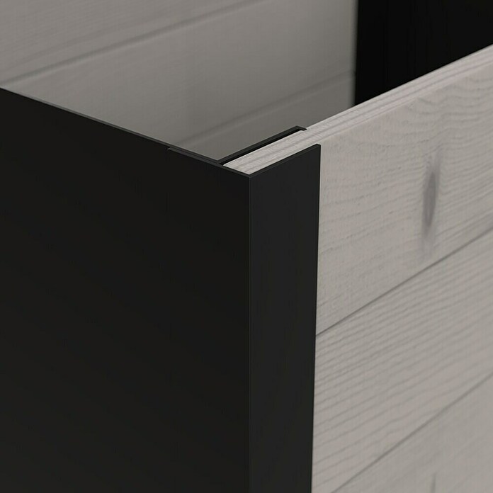Upyard Macetero para plantas Modernbox Niedrig (58 x 36 x 32 cm, Madera, Gris) | BAUHAUS
