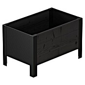 Upyard Pflanzkasten Modernbox niedrig (58 x 36 x 32 cm, Holz, Schwarz) | BAUHAUS