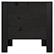 Upyard Pflanzkasten Modernbox niedrig (36 x 36 x 32 cm, Holz, Schwarz) | BAUHAUS