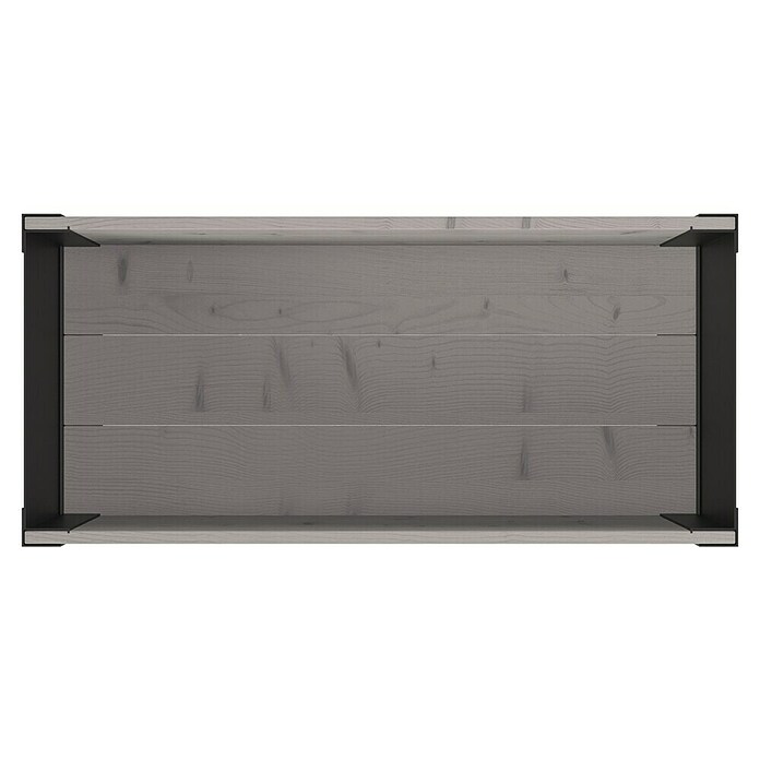 Upyard Macetero para plantas Modernbox Niedrig (78 x 36 x 32 cm, Madera, Gris) | BAUHAUS