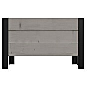 Upyard Macetero para plantas Modernbox Niedrig (58 x 36 x 32 cm, Madera, Gris) | BAUHAUS