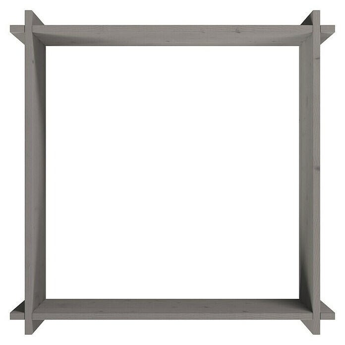 Upyard Hochbeet Multibox (L x B x H: 79 x 79 x 29,5 cm, Holz, Grau) | BAUHAUS