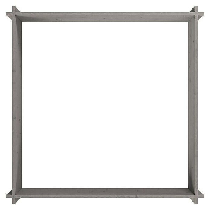 Upyard Huerto Multibox (L x An x Al: 119 x 119 x 29,5 cm, Madera, Gris) | BAUHAUS